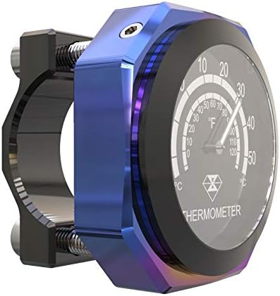 Motorrad Lenkerhalterung Cool Styling Nachtleuchtende Uhr Dial Quarz Uhr Nachtleuchtende Ganganzeige