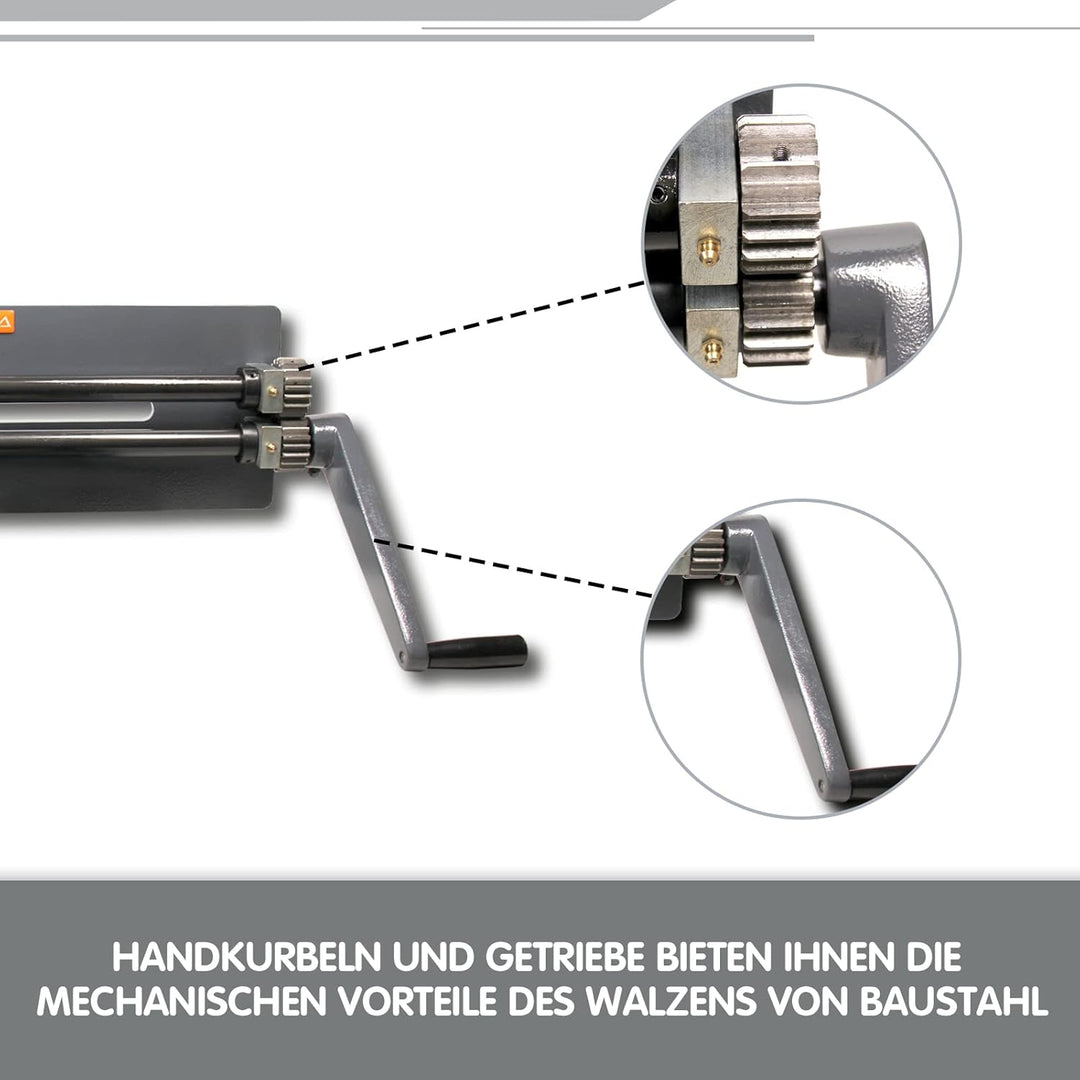 BOKA Bördelgerät Sickenmaschine Bördelmaschine für 1,2 mm Stahlblech RM-18 Manuelle Rundbiegemaschin