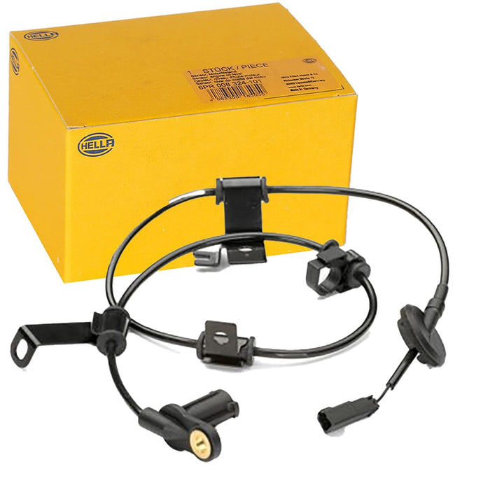 HELLA 6PU 230 040-591 ABS Sensor - Raddrehzahl - 2-polig - Hinterachse - Kabel: 830mm - mit Halter