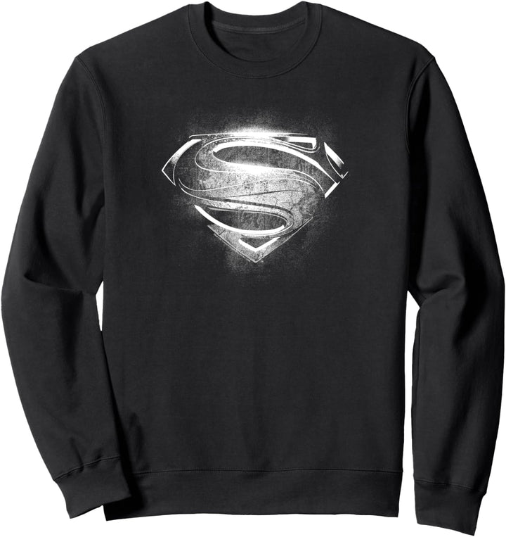 Superman Man of Steel Contrast Symbol Sweatshirt