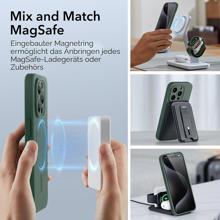 ESR für iPhone 15 Pro Max Hülle, Kompatibel mit MagSafe, Unterstützt Magnetisch Laden, Dünne für iPh