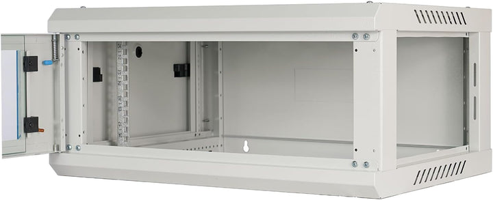 Koscom Connect Netzwerkschrank 4 HE I Serverschrank 19 Zoll I Wandmontage 600 x 450 x 280 mm I voll