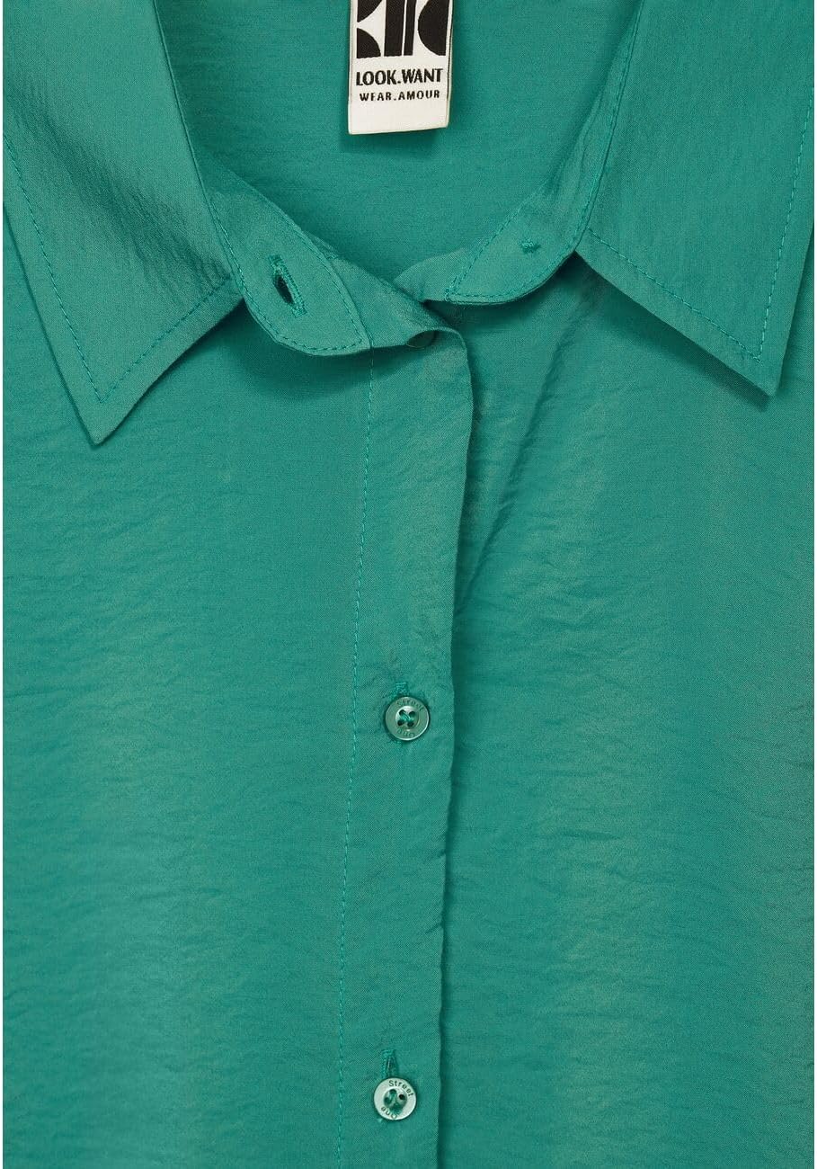 Street One Damen Hemdbluse 36 Lagoon Green, 36 Lagoon Green