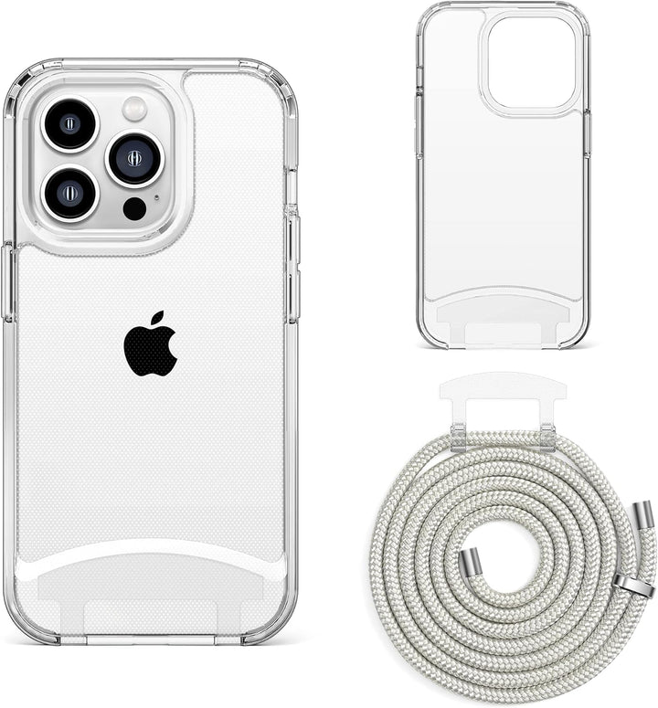 Lawonda Handykette Kompatibel mit abnehmbarem Band für iPhone 13 Pro Max Schultergurt Necklace Hülle