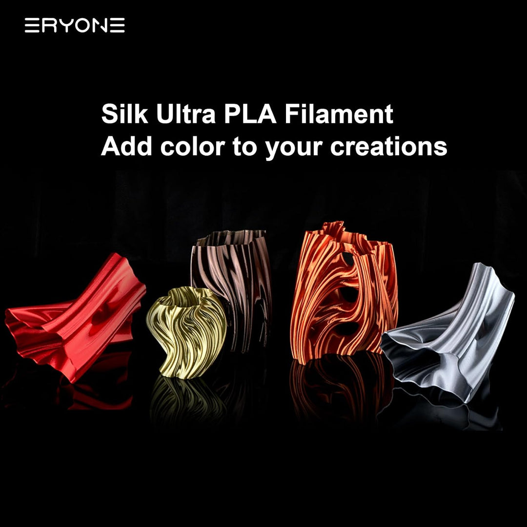 ERYONE Ultra Shiny Silk PLA Filament voor 3D Druker, PLA Filament 1.75mm, +/- 0,03mm,1kg 1 Spule, Ul