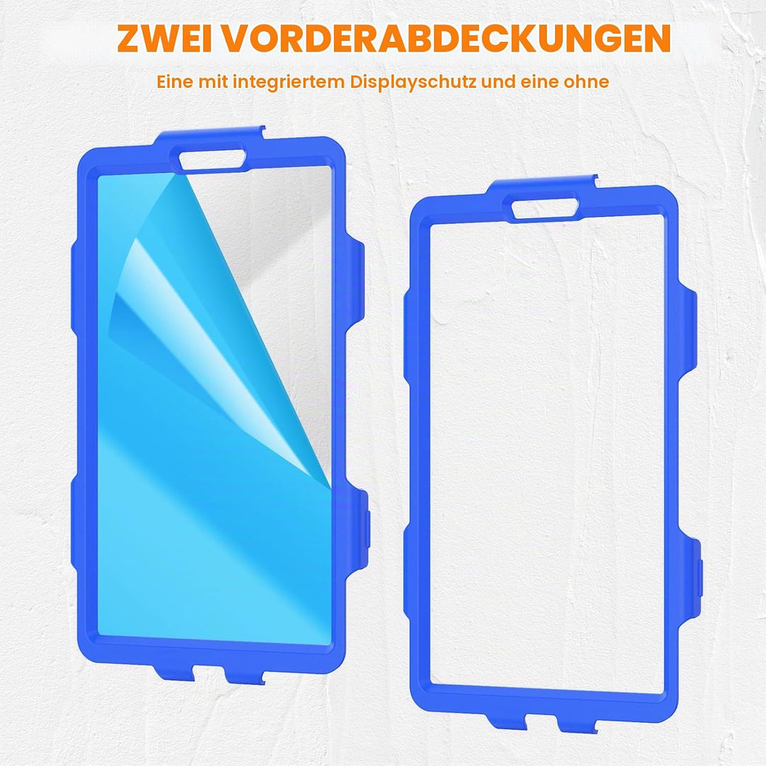 SEYMAC stock Hülle für Samsung Galaxy Tab A11/A9 8,7 Zoll 2025/2023, Stossfeste Hülle mit Displaysch