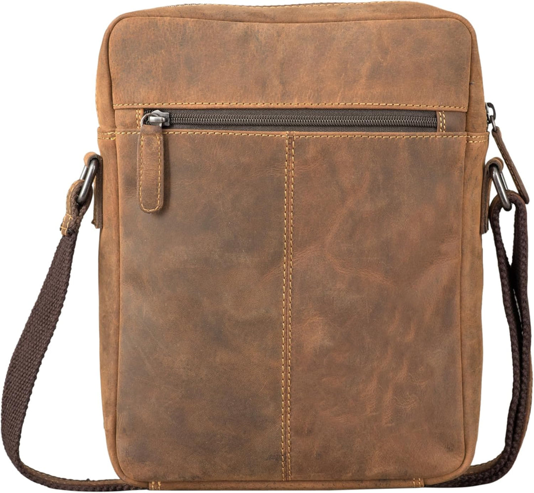 STILORD 'Fox' Herrentasche Leder Vintage Messenger Bag Männer Handtasche klein für 10,1 bis 10,5 Zol