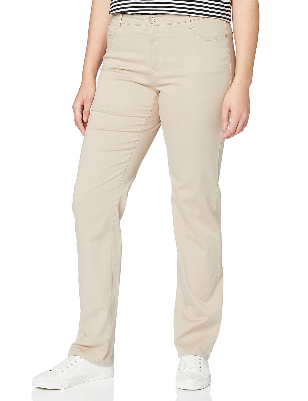 BRAX Damen Style Carola Five-Pocket Wertigem Baumwollsatin Hose 25W / 34L Toffee, 25W / 34L Toffee