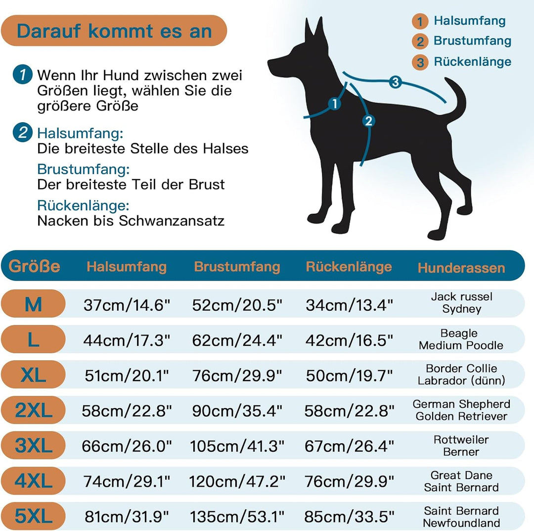 Wintermantel Hund - Fleece Hundepullover Mittelgrosse Hunde mit Leinenloch | Leichter Hundemantel mi