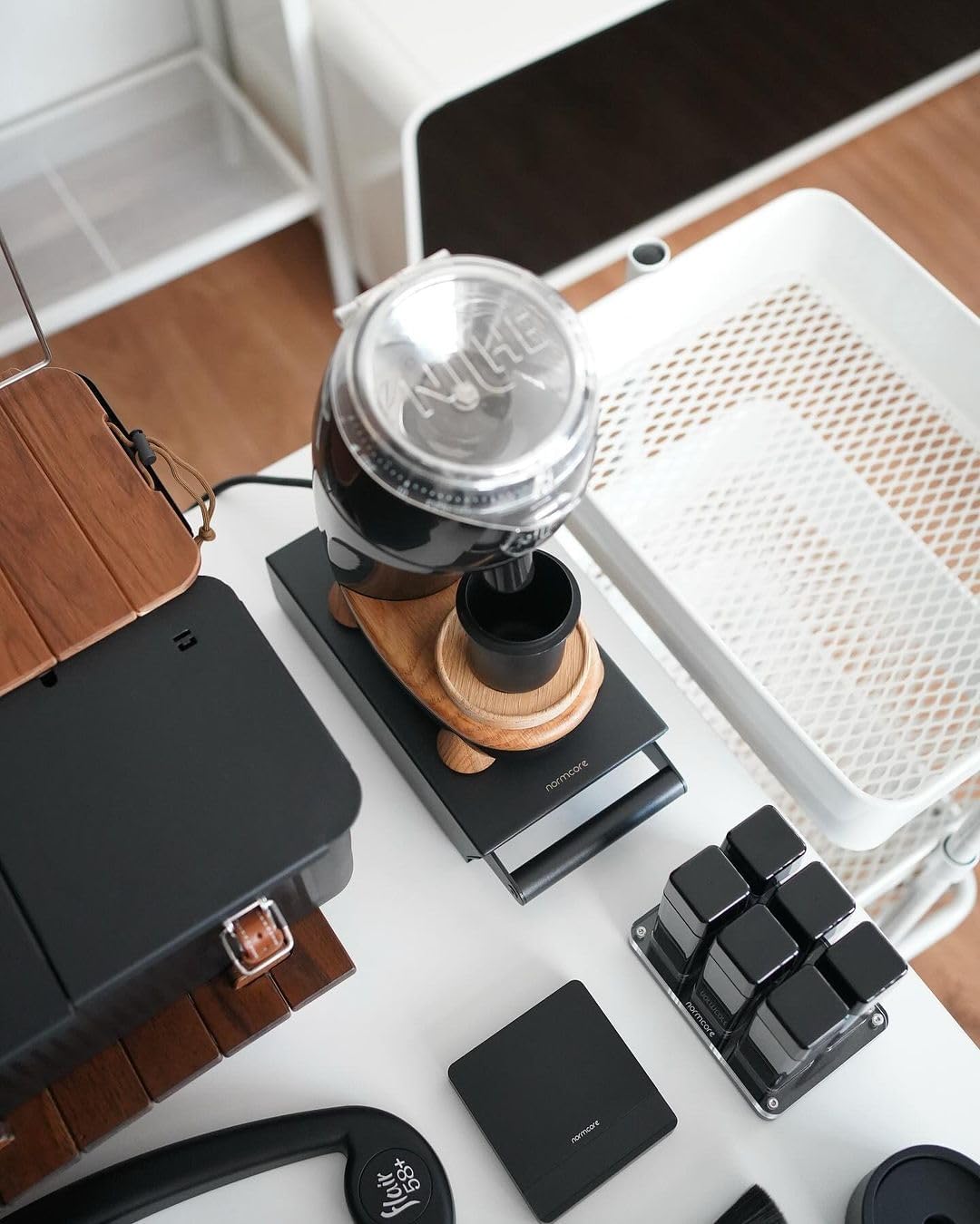 Normcore Espresso Klopfer Schublade, Untermühle, Knock-out Schublade, Kaffee Knock Box Schublade mit