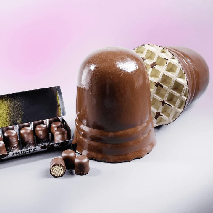 Deko XXL Schokokuss Lebensmittel-Attrappe, Imitat, Fake Dekoration 35 cm