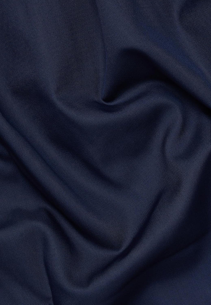 ETERNA Langarm Hemd COMFORT FIT Popeline unifarben 43 Blau, 43 Blau