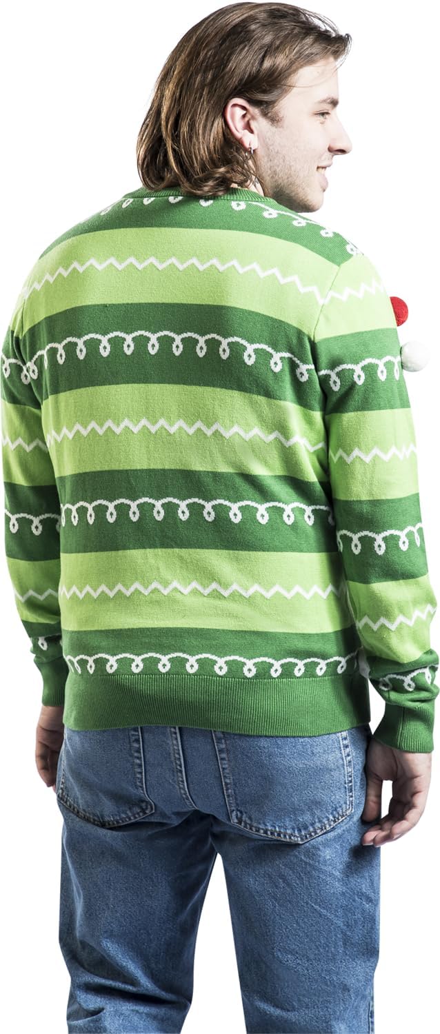 Pokémon Bulbasaur Unisex Strickpullover Multicolor Fan-Merch, Gaming, Weihnachten S Multicolor, S Mu