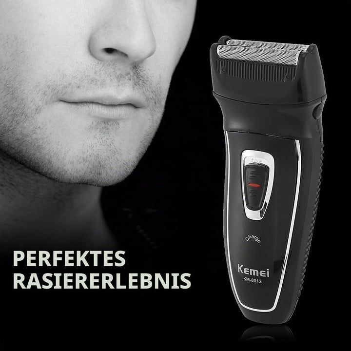 Elektro Herrenrasierer Wiederaufladbar mit Ladeanzeige und Precision Cut Technologie | Barttrimmer f