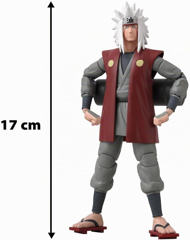 BANDAI – Anime Heroes – Naruto Shippuden – Anime Heroes Figur 17 cm – Jiraiya – 36965, Jiraiya