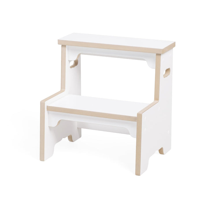 Tritthocker Kinder Hocker Holz Tritthocker Holz - Weisser MDF Step Stool Für Kinderzimmer, 39x39x29
