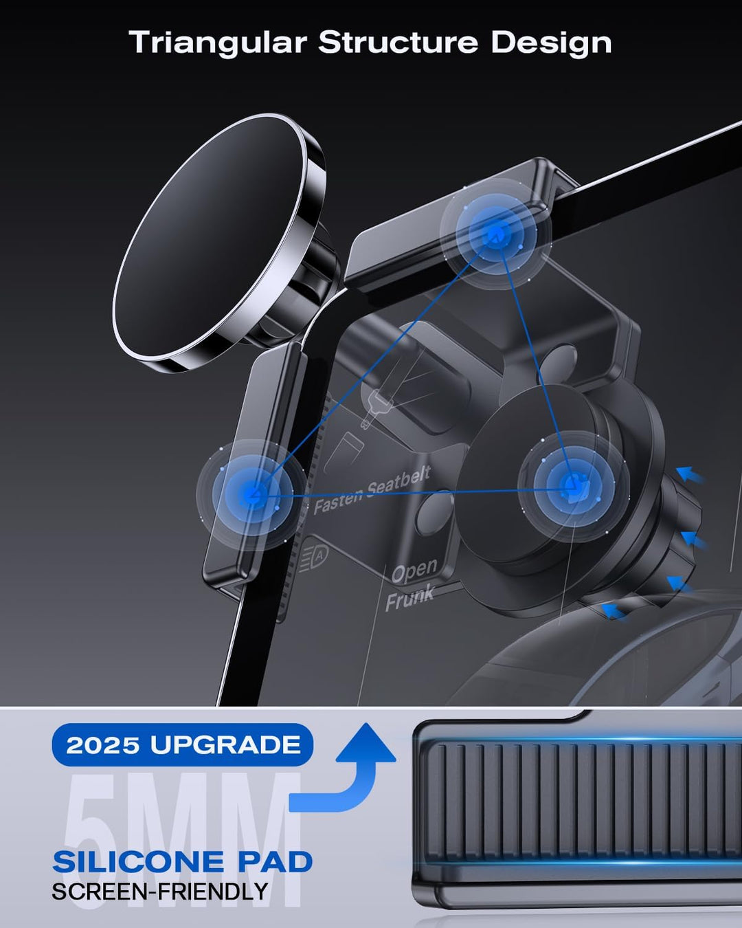 Handyhalterung für Cupr 12,9 Zoll Display, Cupra Formentor, Leon MK4, Born, Terramar 2024-2026 Magne