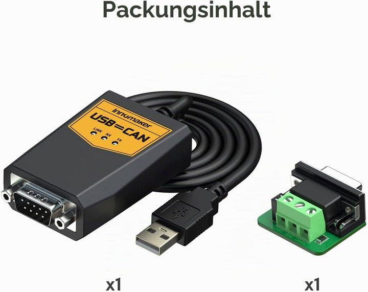 USB zu CAN Konverter Kable for Raspberry Pi4/Pi3B+/Pi3/Pi Zero(W)/Jetson Nano/Tinker Board and Any S
