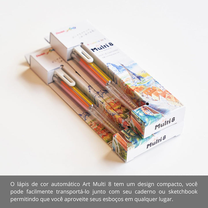 Pentel XPH804 Art Multi 8 Color Core 8 Haupteinheit Art Multi 8, Haupteinheit Art Multi 8
