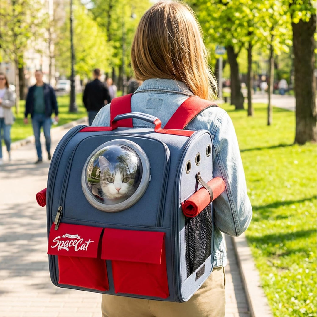 Galatée Erweiterbarer Haustierrucksack, Flugzeugzugelassener Haustierrucksack Für Katzen Und Kleine
