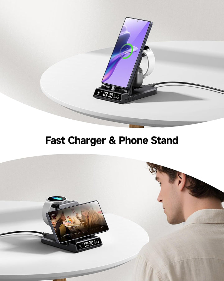25W USB C Schnell Ladestation für Samsung Galaxy S26 Ultra/S26+/S26/S25/S24/Z Flip 7/Z Fold 7/A56/A3