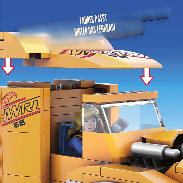 MEGA Construx GYG66 - Hot Wheels Twinduction Hauler Pack, Spielzeug ab 5 Jahren