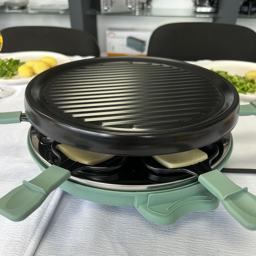 LITTLE BALANCE 8948 Cheese &amp; Fun, Raclette Grill, 2-in-1, für bis zu 6 Personen, PFAS-frei, 800 W, T