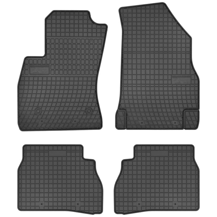 M MOTOS Gummimatten Auto Fussmatte passt für FIAT Doblo II 2010-2020 Verbessern Sie Ihren Reisekomfo
