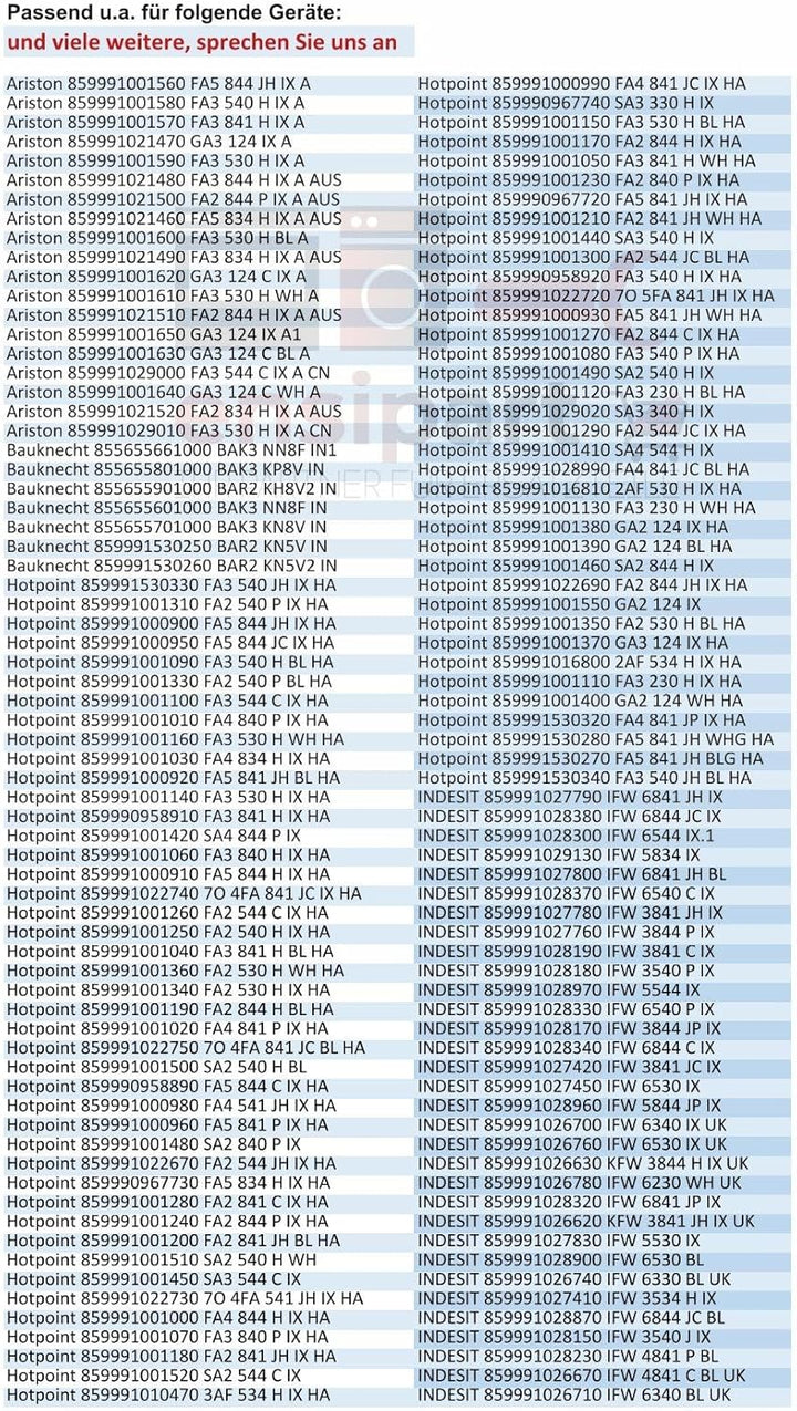Backblech kompatibel mit Bauknecht 481011091369 Blech für Backofen kompatibel mit Indesit C00511979