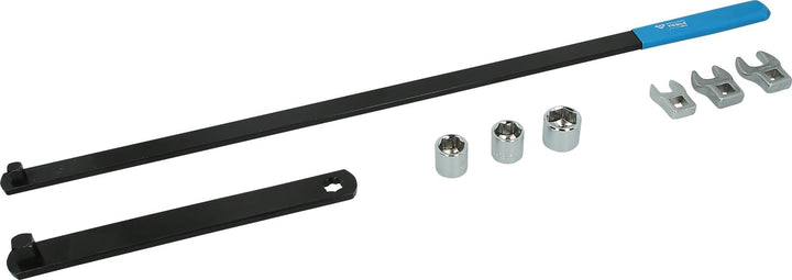 BRILLIANT TOOLS BT571050 Keilriemen und Spannrollen-Schlüssel-Satz, 8-tlg [Powered by KS TOOLS] 8-tl