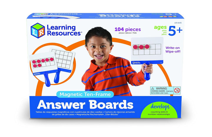 Learning Resources Magnetische 10er-Block-Rechentafeln Einzelbett, Einzelbett