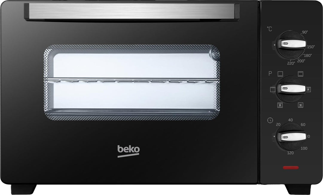 Beko - BMOF30B - Elektroherd, Umluftgaren, 30 Liter, 1600 W, 4 Funktionen, Timer 120 min, Temperatur