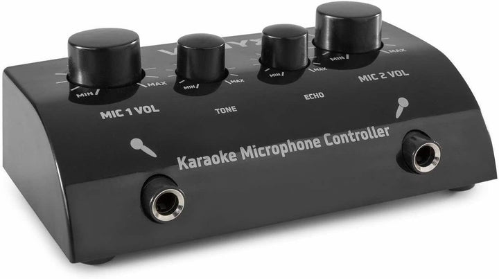 Karaokeanlage - Vonyx AV430B - Mischpult mit Mikrofonen und Kabeln - Verwandeln Sie Ihre Stereoanlag
