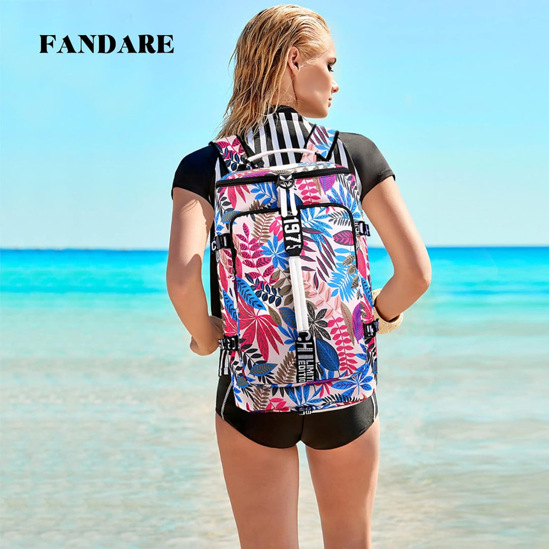 FANDARE Reisetaschen Sporttasche Laptop Tasche Damen Umhängetasche Herren Handgepäck Schultertasche