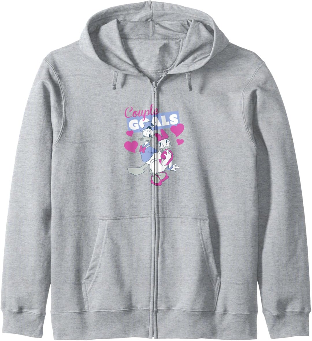 Disney Mickey & Friends Valentinstag Donald & Daisy Goals Kapuzenjacke