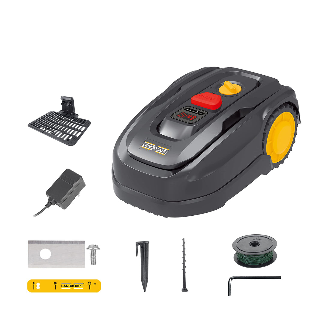 LANDXCAPE 18V(20V MAX) 400m² Rasenmäherroboter LX796, Mulchsystem, Sicherheitssensor, Ultraleise LX7