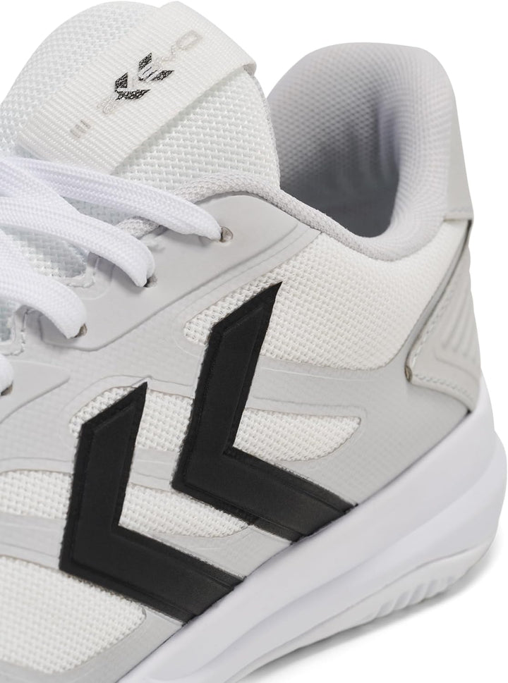 hummel Dagaz Iii Unisex Erwachsene Handball Sportschuh 36 EU White Black Grey, 36 EU White Black Gre