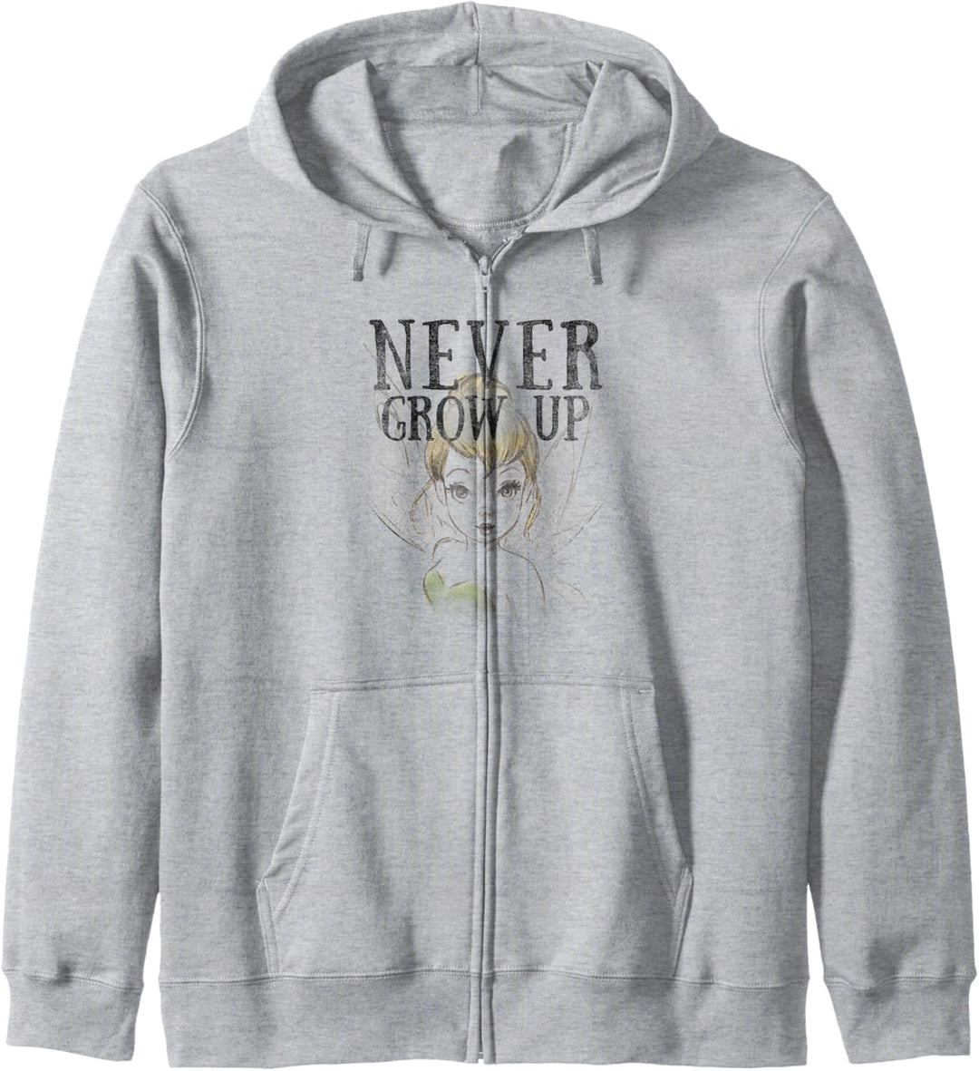 Disney Peter Pan Tinkerbell Sketch Never Grow Up Kapuzenjacke