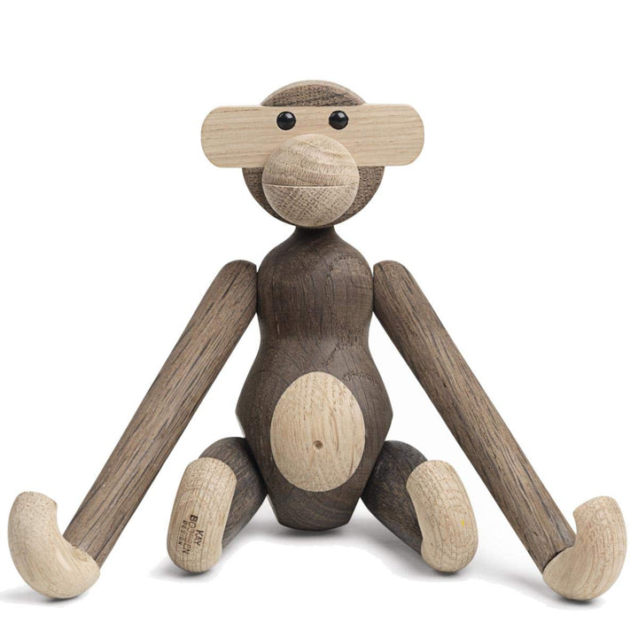Kay Bojesen AFFE klein Figuren 18.5 cm Affen Weihnachtsdekoration, Holz H18.5 cm Teak/Limba, H18.5 c