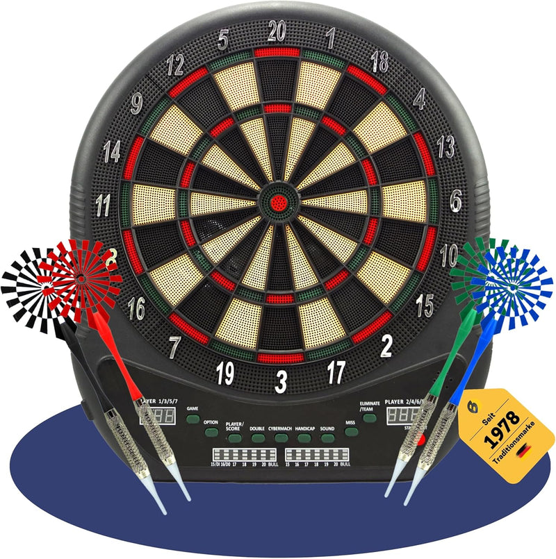 Best Sporting Dartscheibe elektronisch Blackpool I elektronische Dartscheibe mit LED-Anzeigen I E-Da