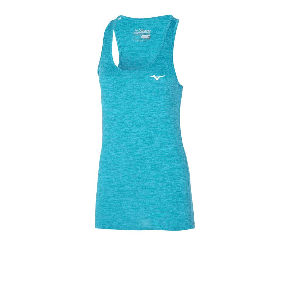 Mizuno Damen Impulse Core Tank Weste XL Algier Blau, XL Algier Blau