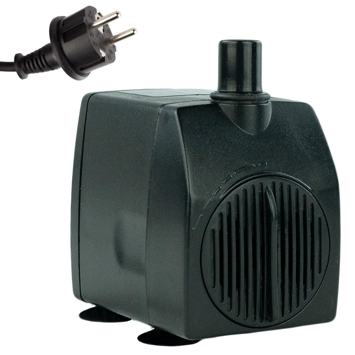 Wasserpumpe 230 V – 950 L/H, nur 14 Watt, 10m Kabel, 180 cm Förderhöhe, Teichpumpe, Aquariumpumpe, W