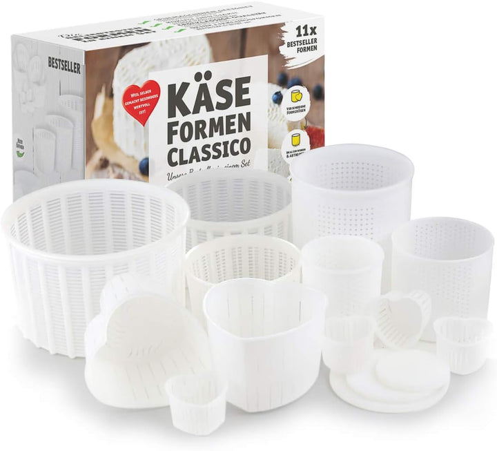 kaese-selber.de Käseformen Set Classico