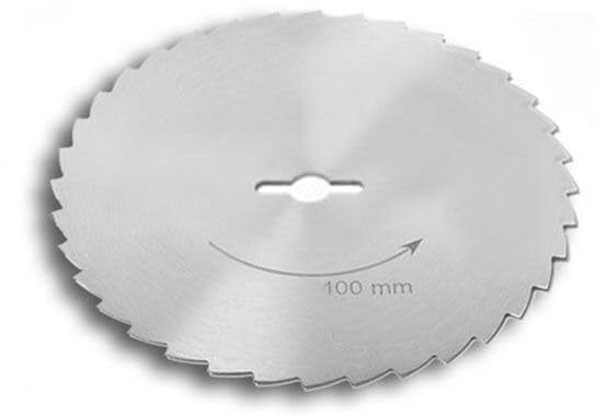 GGM Gastro | SMGP100 | Rundes Schneidemesser - Ø 100 mm - gezahnt - für Dönerschneider KS100E & KS10