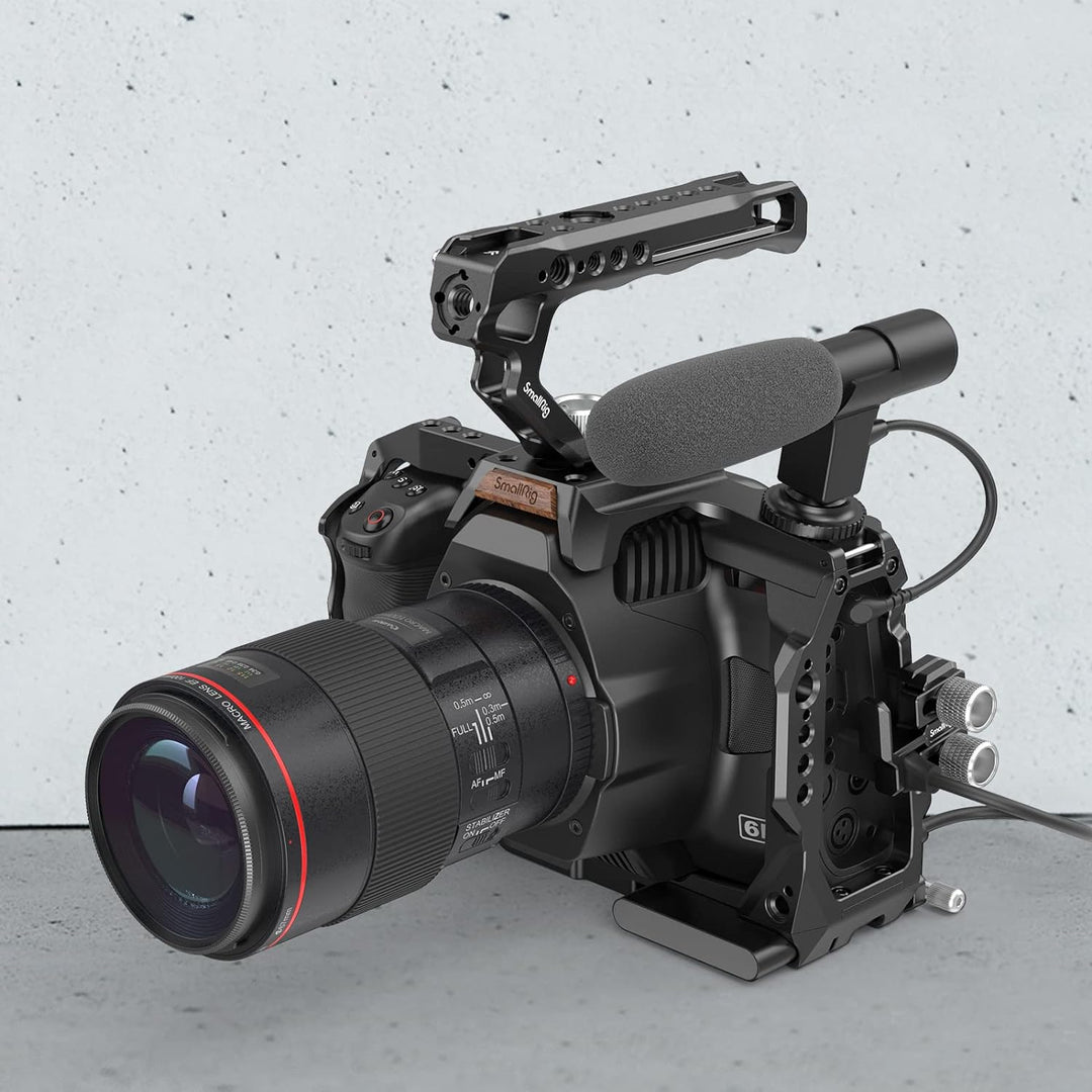 SmallRig Top Handle Ergonomischer Griff mit Positionierungslöchern für AR RI, Anti-Off-Designed Cold