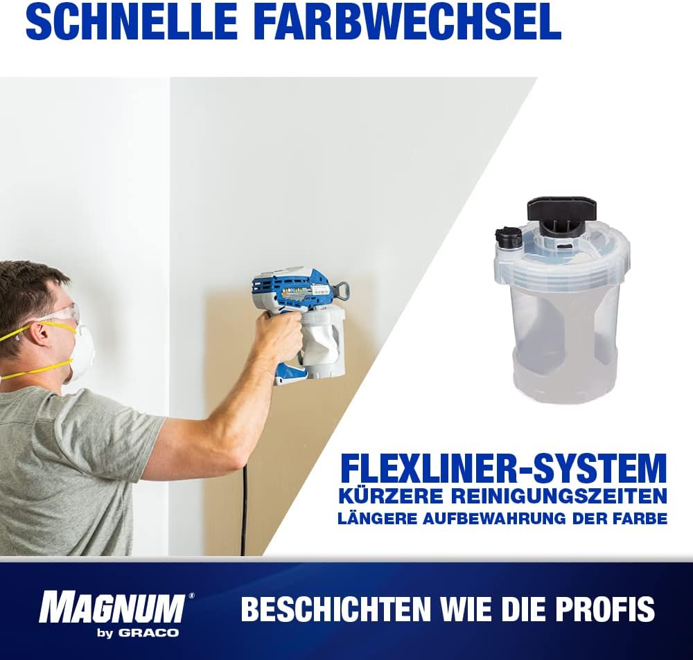 Graco 17R821 FlexLiner System, 1 liter - for Magnum by handheld paint sprayers, Grau 907 g, 907 g