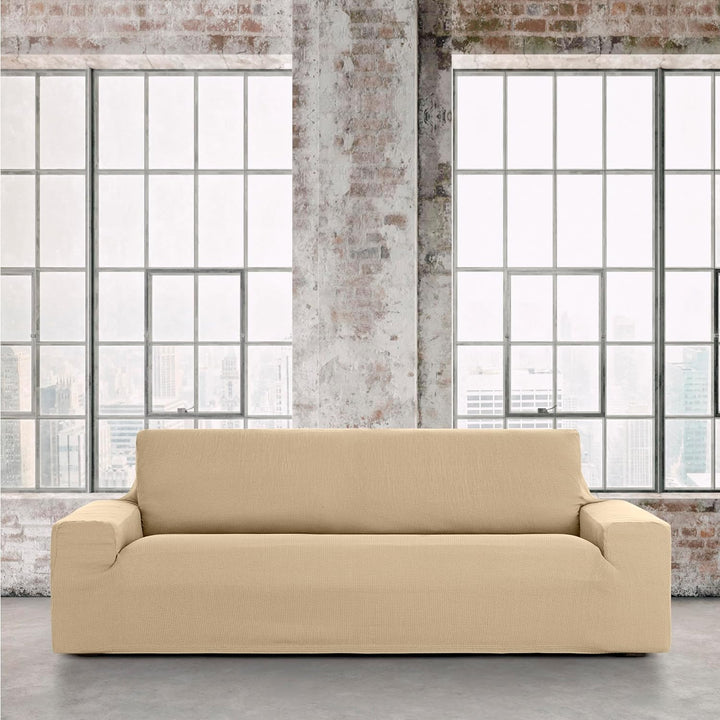 Eysa Ulises elastisch Sofa überwurf 3 sitzer, Polyester-Baumwolle, 01-beige, 37 x 9 x 29 cm 37 x 9 x