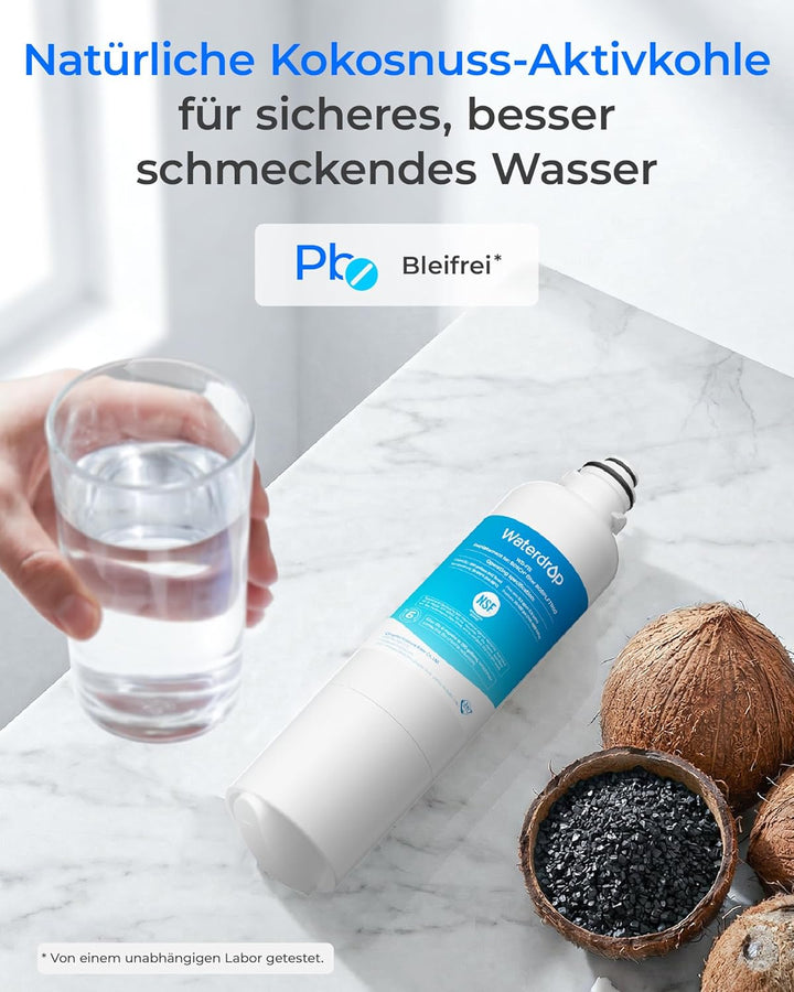 Waterdrop WD-F15 Kühlschrank Wasserfilter, Ersatz für Bosch® Ultra Clarity® Pro 11032518, KSZ50UCP,