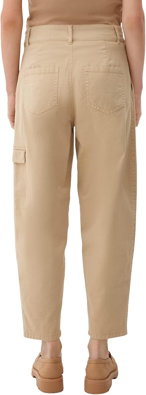 s.Oliver Damen Chino 7/8 Relaxed Fit 36 Brown, 36 Brown