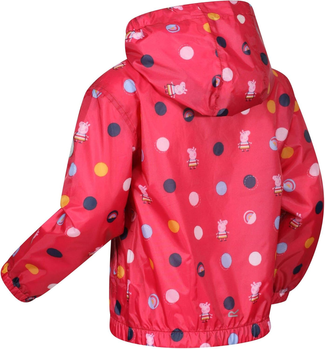 Regatta Unisex Kinder Muddy Puddle Jacket Outdoorjacke 6-12 Monate BrightBlushPolkaDot, 6-12 Monate